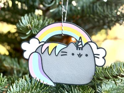 Pusheen Unicorn Ornament