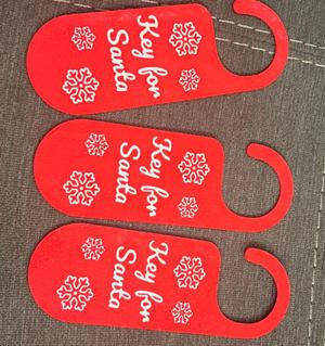 Key for Santa door hanger