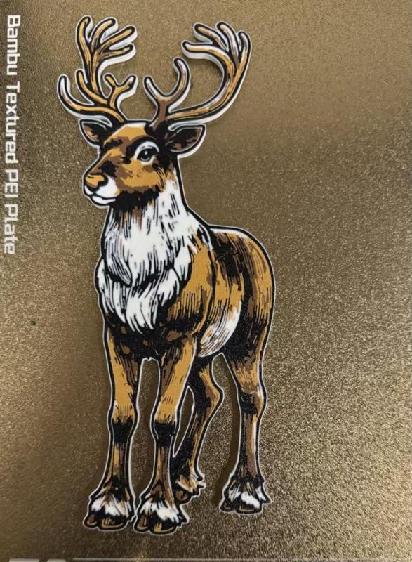 Realistic Christmas Reindeer - AMS Print