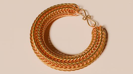 Chainmail Bracelet, Full Persian Chainmail Braid