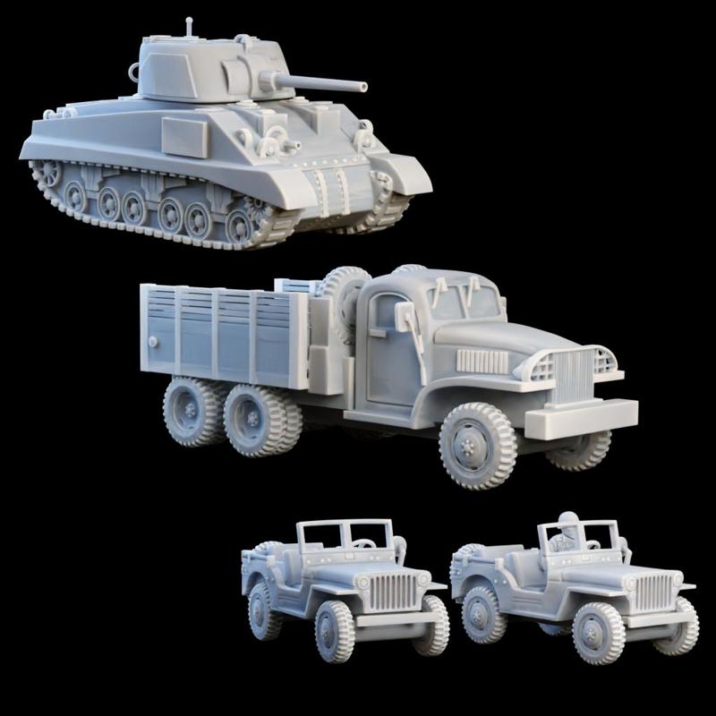 US Vehicles - WWII US Soldiers Kickstarter