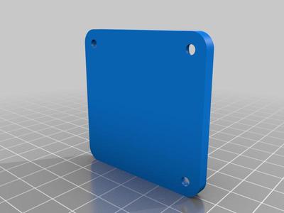 Cover for TTH's SMD Strip Holder - Recessed screw