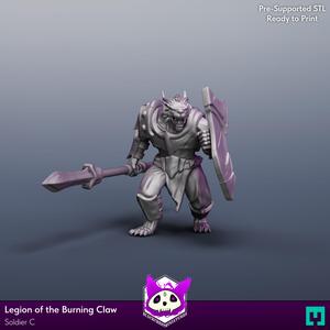 Legion of the Burning Claw | Soldier C