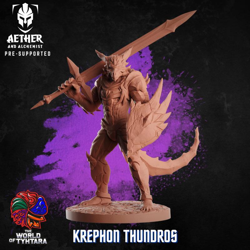 Krephon Thundros - Warforged Dragonborn