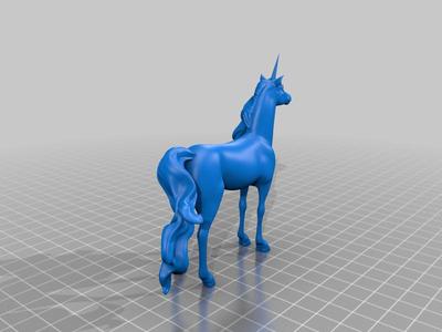 Magical Unicorn with Base and parametric Name/Year