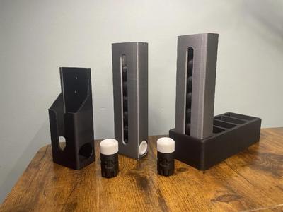 Capacity 7 Pill Bottle Magazine Clip System   