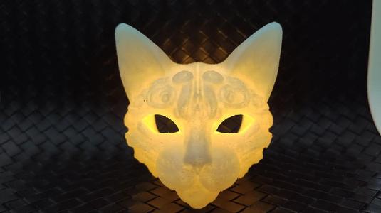 Cat Head - LED tea light holder   