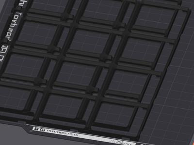 Ikea Alex Gridfinity Nested Base for A1 Mini