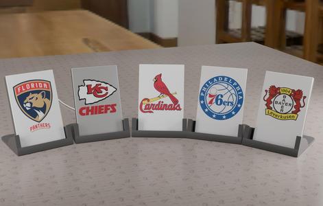 Phone Charging Stand for Sports Team Logos