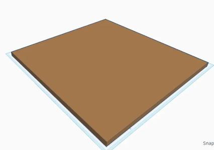 Wood Substitute Board (Building), 8X8X0.25   
