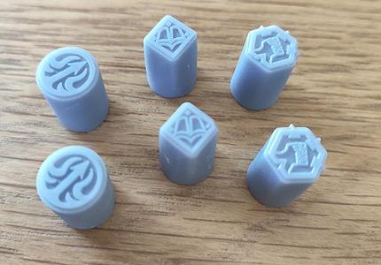 Time of Legends: Destinies - Pions marqueur de compétence (skill marker tokens)