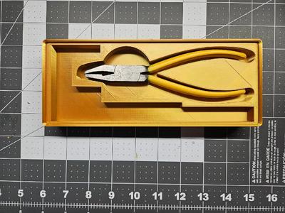 Knipex Glass Nibbling Pliers Gridfinity   