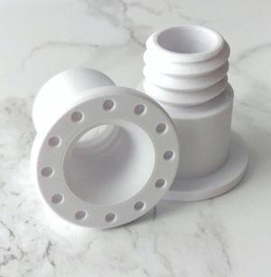 Lack Enclosure Threaded Filament Passthrough Guide (49mm-59mm Table thickness)