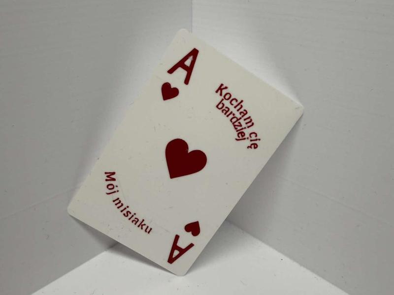 Karta walentynkowa - As Kier 
