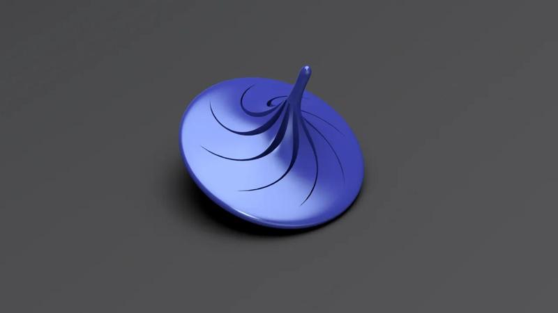 Spiral Spinning Top   