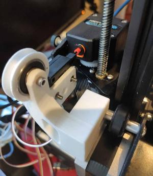 BMG clone friendly Filament guide and sensor mount