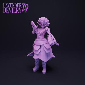 Vehemence, Geekling Tiefling Cleric Girl