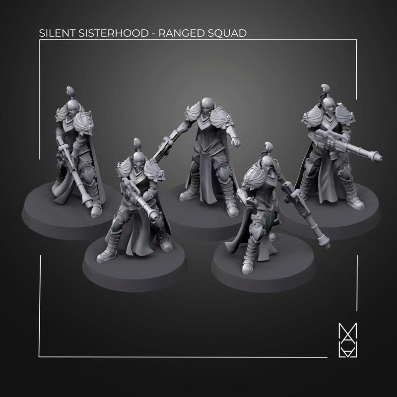 Silent Sisterhood ranged squad (pre-supported)