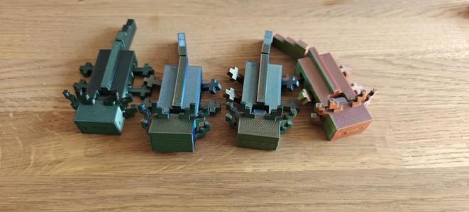 Articulated Minecraft Axolotl   