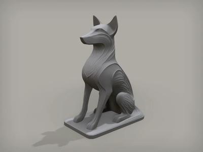 Dog Statue   