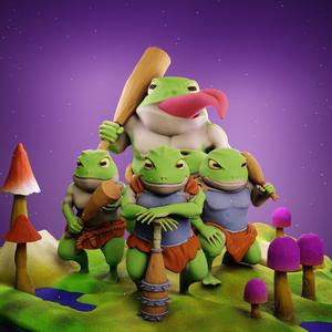 Froggy swamp scoundrels Pack - 32mm (Sup/Unsup)