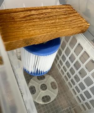 Elegoo Wash and Cure 3.0 IPA pigment filter holder   