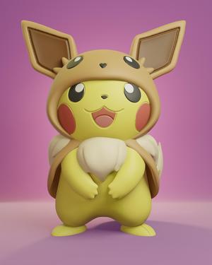 Pokemon - Pikachu Cosplay Eevee