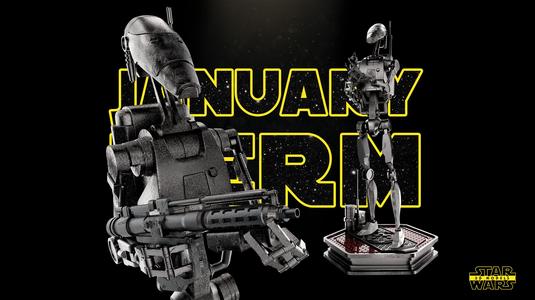 Combat Droid B1 Sculpture - Star Wars 3D Models - Tested and Ready for 3D printing