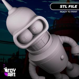 Bender - Futurama STL Figure for 3D Print