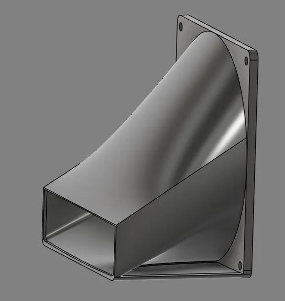 80mm Fan Airflow Redirector for Laser Engraver   
