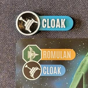 Star Trek - Captain's Chair: Cloak Trait Token   