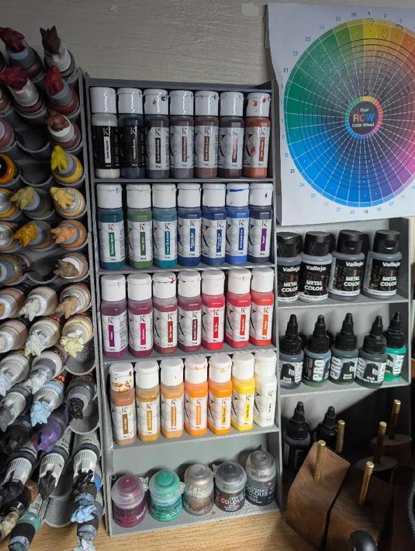 Paint Rack Shelves for Kimera or Pro Acryl Paints   