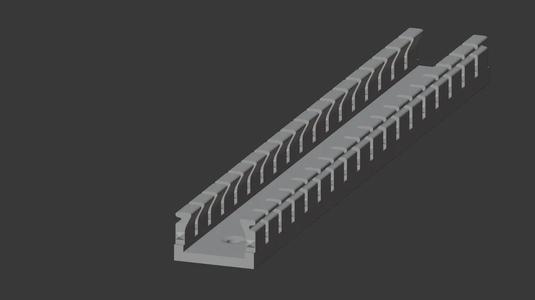 Cable duct 25x15 2mm²   