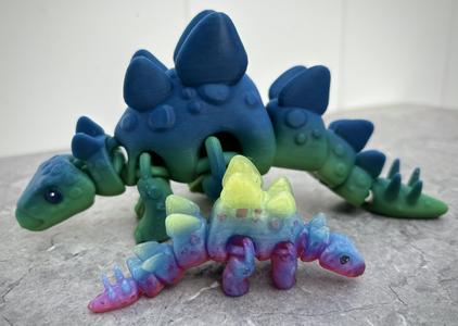 Articulated stegosaurus
