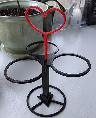Cup Holder and Organizer for Takeout Utensils