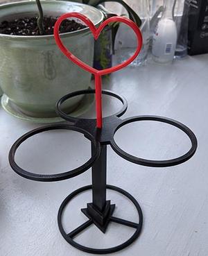 Cup Holder and Organizer for Takeout Utensils
