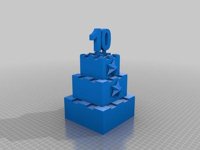 #tinkercad10. С Днем Рождения из Новокуйбышевска!