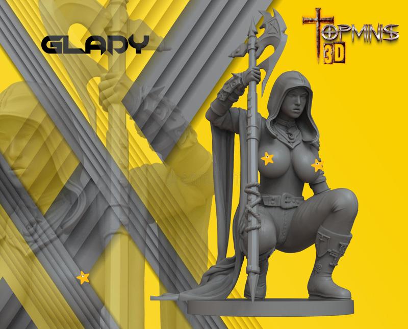 NUDE WARRIOR FOR TABLETOP RPG GAMES