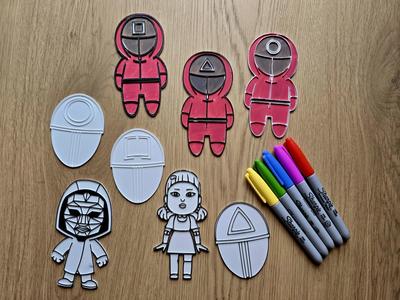 Squid Game DIY Coloring NO AMS