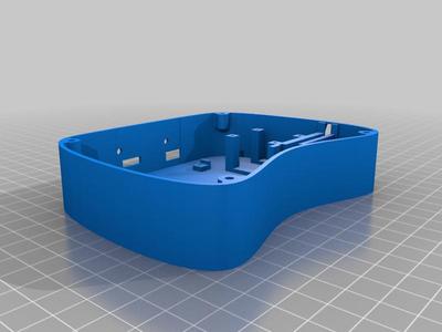 Gamepad base no slot cover in stl file.