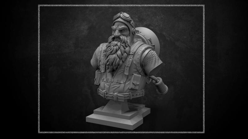 Dwarf Bust- Glogan