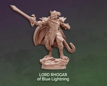 Lord Rhogar of Blue Lightning - Dragonborn Paladin