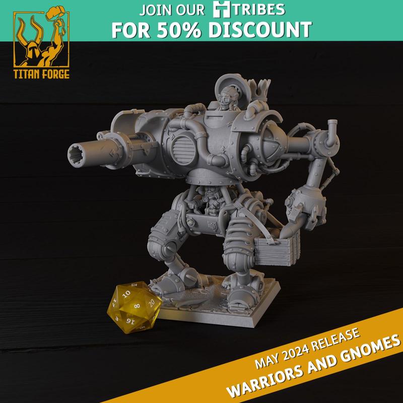 Warriors and Gnomes Gnome Hero Mech