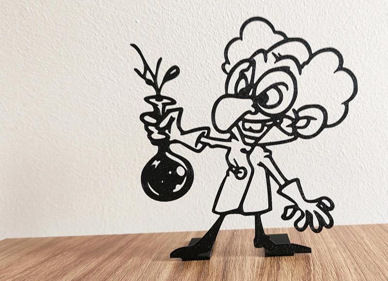 Decorative Figurine – Crazy Scientist   