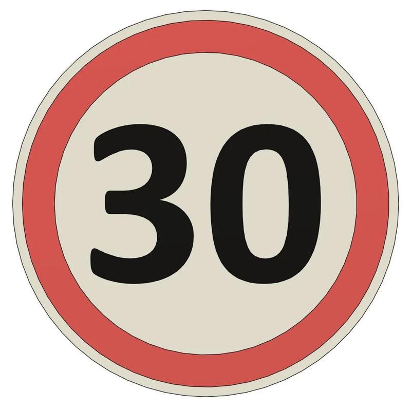 Speed birthday mark 30, 40, 50, 60, 70, 80   