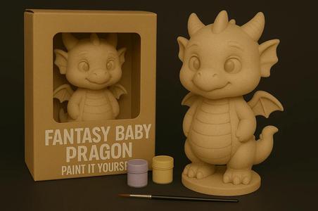 Fantasy Baby Dragon – Paint-It-Yourself   