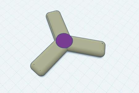 Print in place fidget spinner   