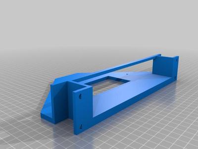 10 INCH CCTV BOX SET BEHIND RACK RAILS