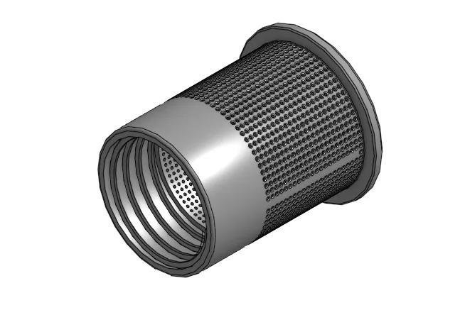 In spool silica holder   