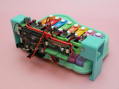 Solderless Robot Toy Xylophone   
